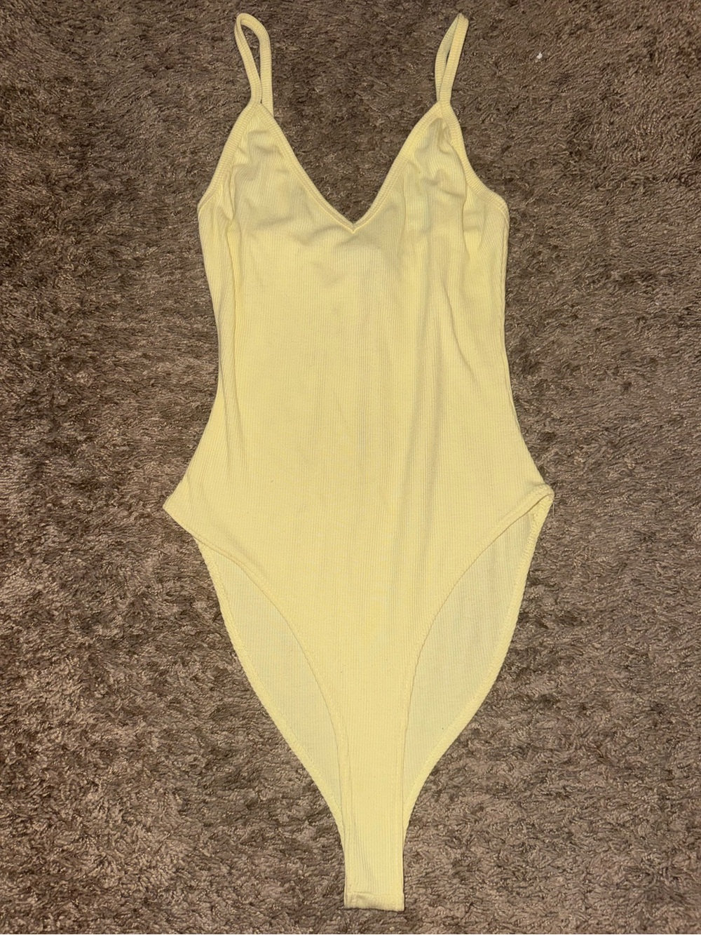 Forever 21 Yellow Bodysuit